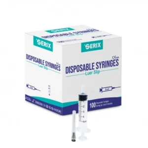 3P Σύριγγες 5 ml με Αποσπώμενη Βελόνα 22G– Serix