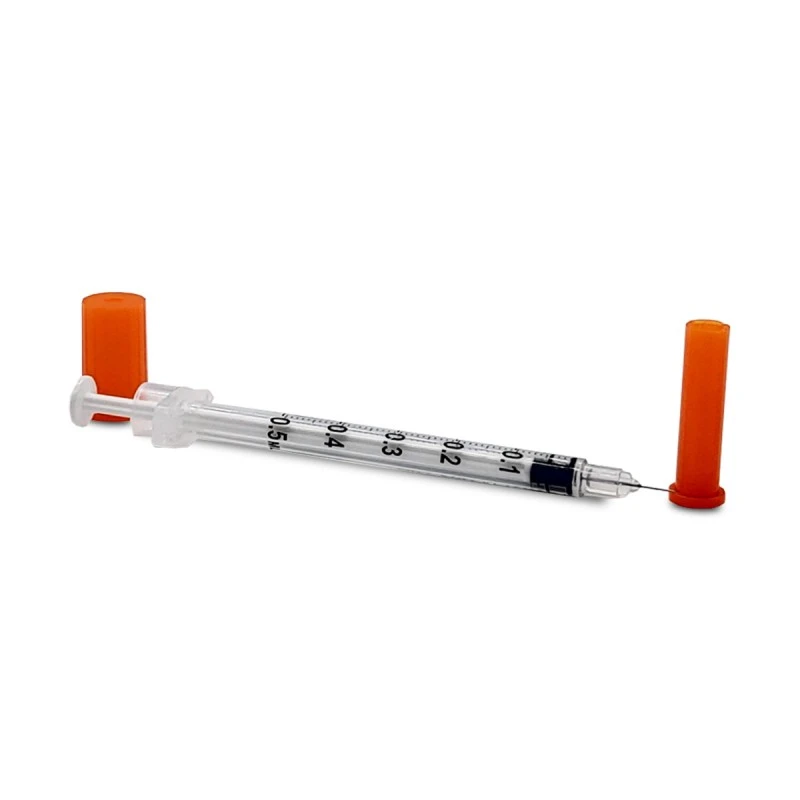 Σύριγγα Ινσουλίνης 0,5 ml (50u) με Σταθερή Βελόνα 30G SERIX - Image 2