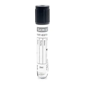Vacutainere Γλυκόζης 2 ml – NAF + EDTA, PET, Serix